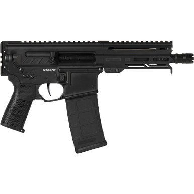 CMMG 30A0E33AB Dissent 300 Blackout 30+1 6.50", Black Cerakote Rec, OEM Grip, Picatinny Buffer Adapter, Zeroed Drop-In Single Stage Trigger