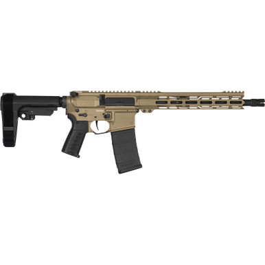 CMMG 30AB20FCT Banshee MK4 300 Blackout 30+1 12.50" Black Nitride Medium Taper Threaded Barrel, EML 7" M-LOK Handguards, Coyote Tan Cerakote Aluminum Picatinny Rail Receiver, CMMG Zeroed Grips