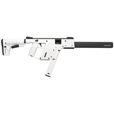 Kriss USA KV45CAP20 Vector CRB Gen2 45 ACP 30+1 16" Black Nitride Threaded Barrel, Alpine Cerakote Picatinny Rail Aluminum Receiver, Alpine White Synthetic 6 Position Stock Alpine Polymer Grip