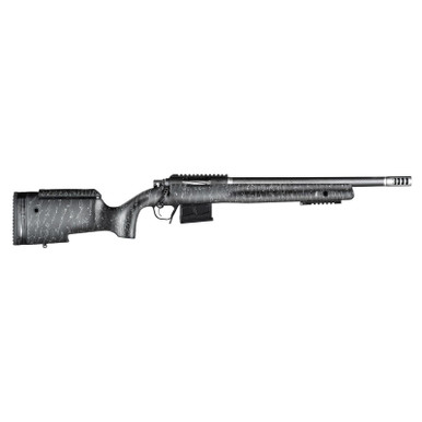 Christensen Arms CA10271H88281 BA Tactical Long Range 6.5 Creedmoor 4+1 16" Carbon Fiber Barrel, Black Nitride Finish, Black with Gray Webbing Stock