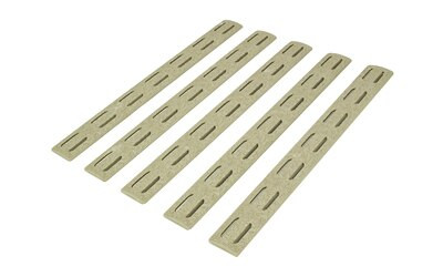 Bravo Company M-LOK Rail Panel Kit 5.5", 5 Pack, Flat Dark Earth