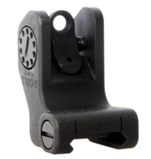 Troy FIXED REAR BATTLESIGHT, BLACK