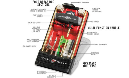 Real Avid/Revo Gun Boss Pro AR-15 Rifle Cleaning Kit