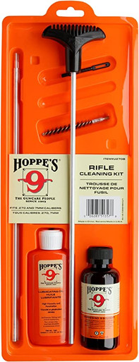 Hoppe's No. 9 Cleaning Kit with Aluminum Rod, 7mm, .270/.280 Caliber Rifle