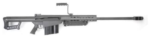 Barrett 82A1 50 BMG Semi Auto Rifle System, 29" Barrel, Bipod 10 rd Mag