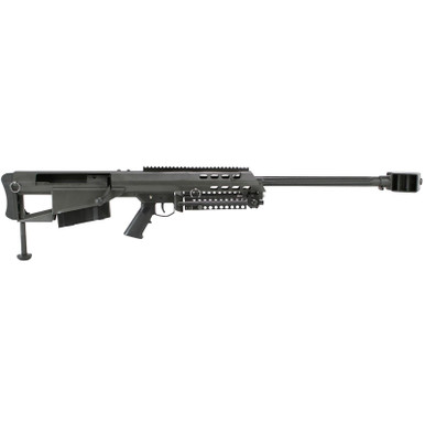 Barrett 13312 M95 50 BMG 5+1 29" Chrome-Lined Fluted Barrel, Black Cerakote Steel Receiver, M1913 Picatinny Acc. Rail, Fixed Synthetic Stock w/Sorbothane Recoil Pad, Includes Hard Carry Case