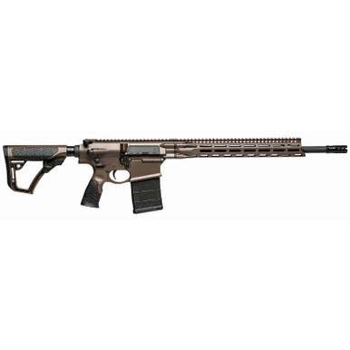 Daniel Defense 0215820057047 DD5 V4 Gen II 6.5 Creedmoor 18" 20+1 Mil-Spec Brown Cerakote Black 6 Position w/SoftTouch Overmolding Stock MLOK
