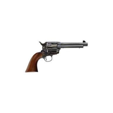 Taylors & Company 555149DE 1873 Cattleman Gunfighter 45 Colt (LC) 6rd 4.75" Blued Cylinder & Barrel Color Case Hardened Steel Frame Walnut Army Size Grip (Taylor Tuned)