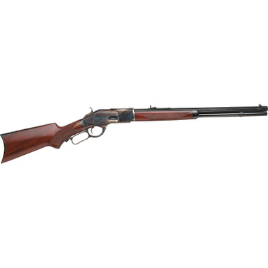 Taylors & Company 550181 1873 Taylor's Trapper Lever Action 357 Mag Caliber with 10+1 Capacity, 18" Blued Octagon Barrel, Color Case Hardened Metal Finish & Walnut Stock Right Hand (Full Size)