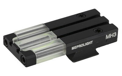 Meprolight FT Bullseye Rear Sight S&W M&P Shield Fiber Optic Green Black