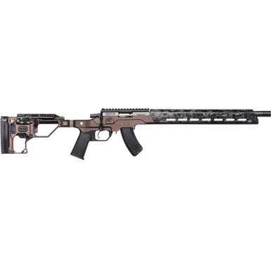 Christensen Arms 8011202500 MPR 17 HMR 10+1 16" Black Match Grade Threaded Barrel, Black Nitride Picatinny Rail Receiver, Carbon Fiber M-LOK Handguard, Desert Brown Adj w/MagneLock Technology Stock