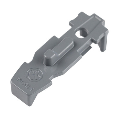 Magpul MAG803-GRY Tactile Lock-Plate Type 1 Made of Polymer w/ Stealth Gray Finish & 1/8" Single Ridge for PMAG 10/20/30 AR/M4 GEN M3/AR 300 B GEN M3 Floor Plates/5 Per Pack
