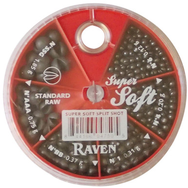 Raven Super Soft Split Shot Dispenser Raw Gray