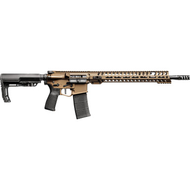 Patriot Ordnance Factory 02040 Renegade + 5.56x45mm NATO 30+1 13.75" Steel Threaded Barrel, Bronze Aluminum Receiver
