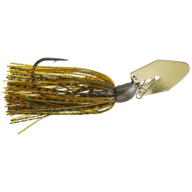 Queen Tungsten Switch Blade Vibrating Jig 3/8 Oz Green Pumpkin Green