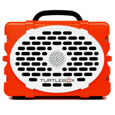 Turtlebox Audio Gen 3 Speaker Original Orange & White