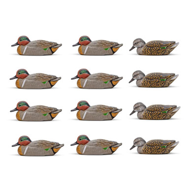 Rig'Em Right Mainline Series Green-winged Teal 12 Pack