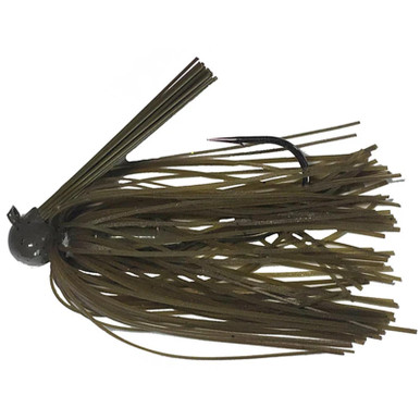 Queen Tackle Tungsten Football Jig 1/2 Oz Gator Green