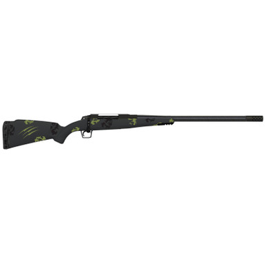 Fierce Firearms TROG65PRC22BF CT Rogue 6.5 PRC 3+1 22" Carbon Fiber Barrel, Black Cerakote Titanium Rec, Forest Camo Rogue Stock