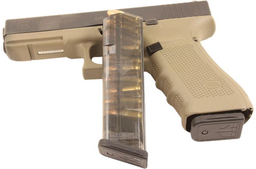 ETS Glock 17 9mm G17/18/19/26/34 (Gen 1-4) Polymer Clear, 10rd