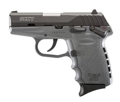 SCCY CPX-1, 9mm 3.1" Barrel, Gray Grip,/Frame Gri, 10rd