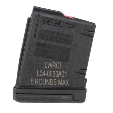 LWRC 2000123A02 PMAG Black Detachable 5rd 6.8 SPC for LWRC SIX8