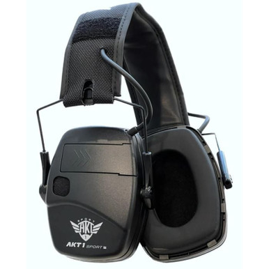 AKT1 Sport Cadre Slim 22dB NRR Electronic Hearing Protection Black