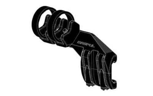 Magpul MAG498-RTBlack Rail Light Mount Right Side Black Polymer