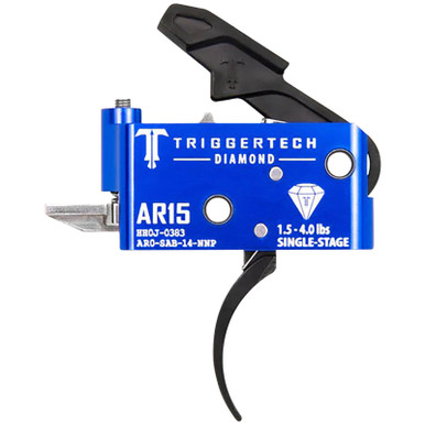 TriggerTech AR0SAB14NNP Diamond Pro Curved Single-Stage 1.5-4.0 lbs Adjustable for AR-15
