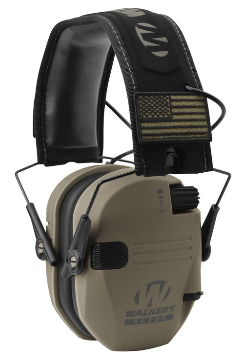 Walkers Game Ear Razor Patriot Earmuff 23 dB Flat Dark Earth
