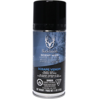 The Buck Bomb HSBBSWSCRPVEN Buck Bomb Scrape Venom Deer 5oz Aerosol