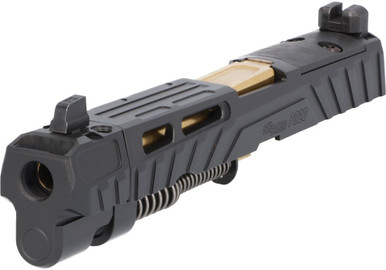 Sig Sauer P320 SPECTRE COMP Full-Size 9MM Integrated Compensator 4.7" Complete Slide Assembly - Optics Ready, BLACK