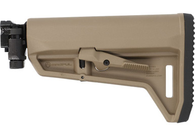 Sig Sauer Low Profile Folding Stock Assembly w/ Magpul SL-K Stock - Side Folding, Fits MCX/MPX, Low Profile Tube, 1913 Interface, FDE