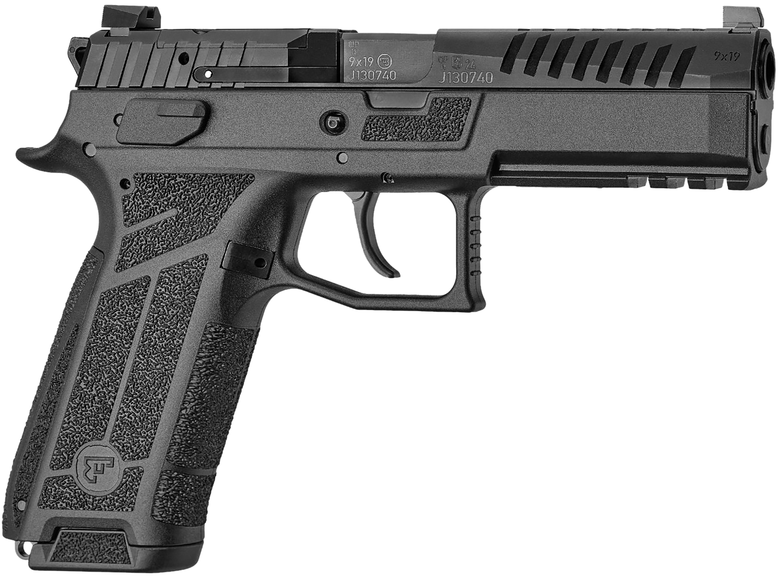 CZ-USA P09 F Nocturne 01670, 9mm Luger, 4.53", Black Grips, Black Finish, 10 Rds