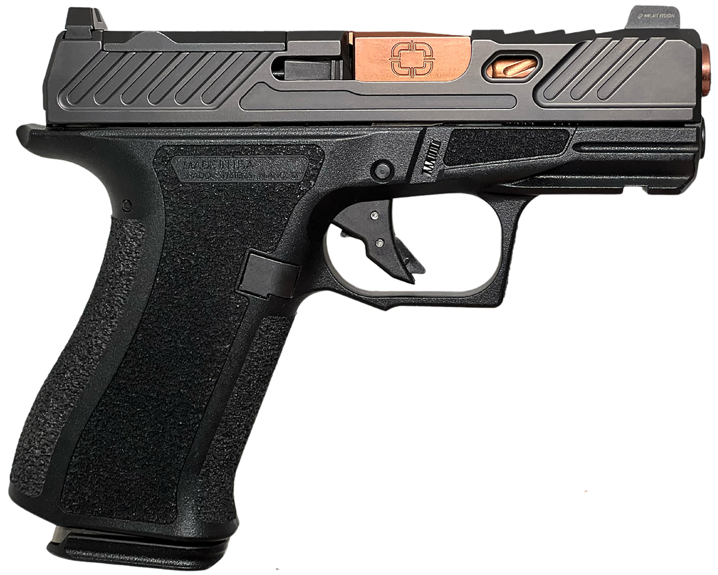 Shadow Systems CR920X Elite Optic Ready Pistol SS50113D, 9mm Luger, 3.41in, Interchangeable Backstrap, Black Finish, 15 Rds