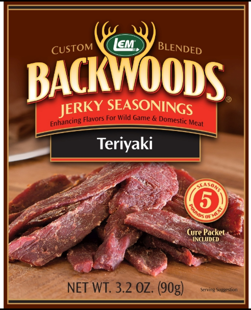 LEM Backwoods Teriyaki Jerky Seasoning 3.2oz. #9083