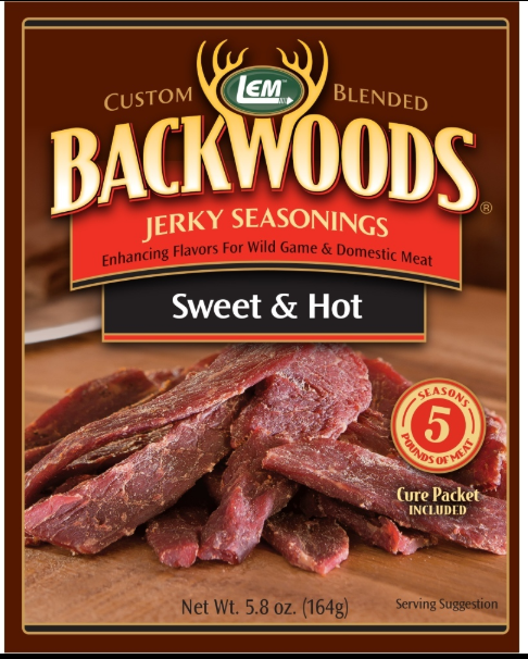 LEM Backwoods Sweet & Hot Jerky Seasoning 5.8oz. #9141