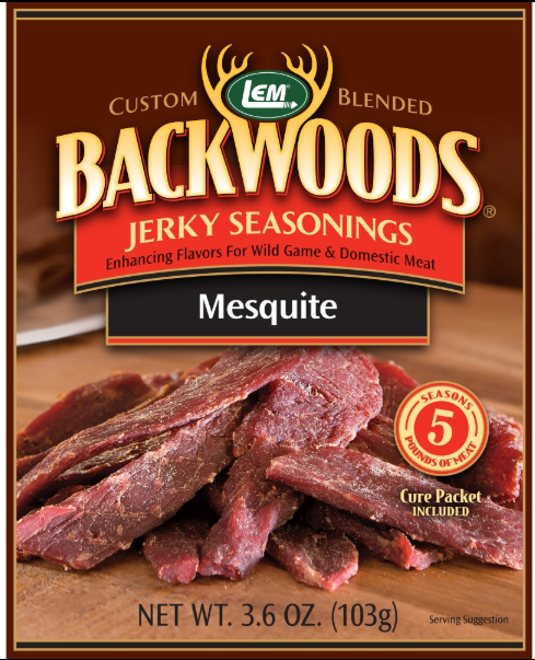 LEM Backwoods Mesquite Jerky Seasoning 3.6oz. #9153