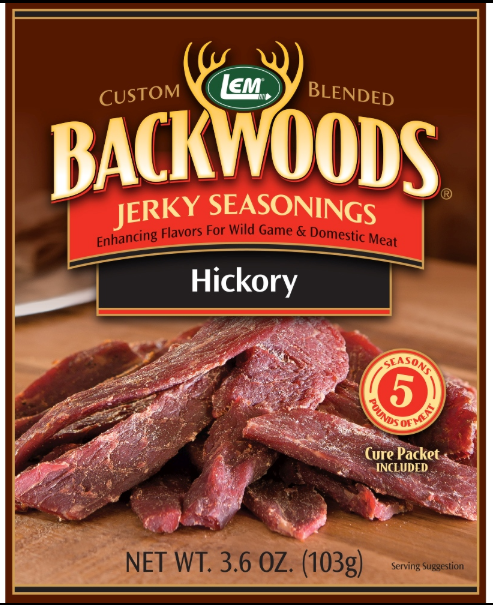 LEM Backwoods Hickory Jerky Seasoning 3.6oz. #9154