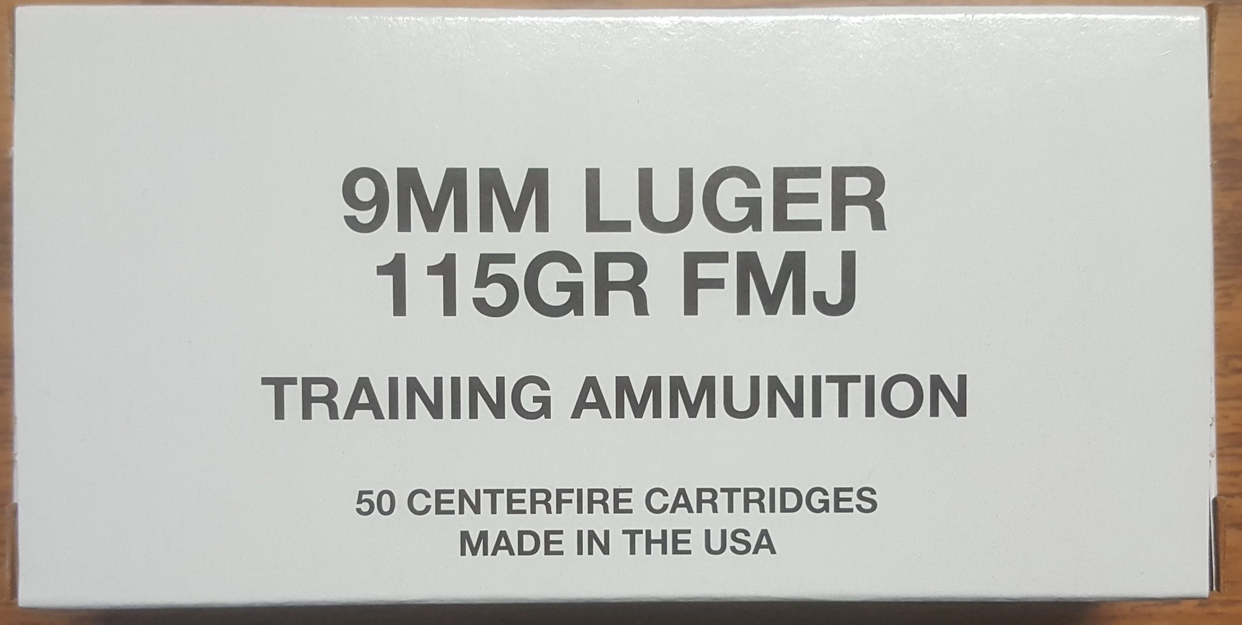 Federal CCI Training Ammunition 9mm Luger 115gr FMJ 50rd Box #95000