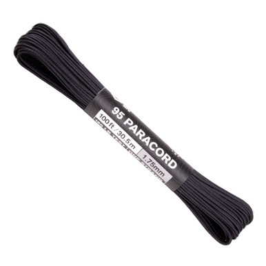Atwood Rope MFG 95 Paracord 100ft - Black