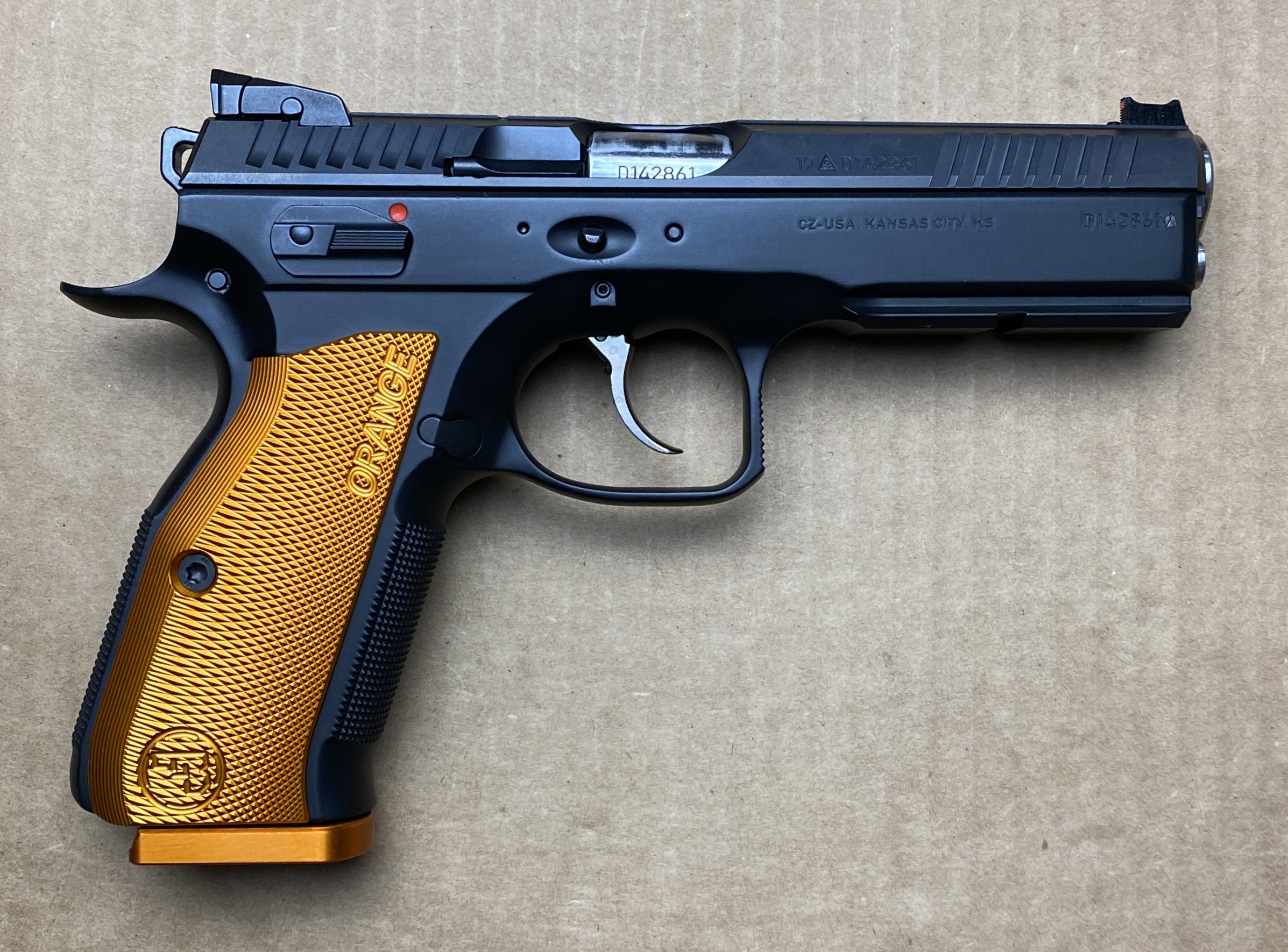Sample/Blem CZ 75 Shadow 2 9mm Orange 17/10 91249