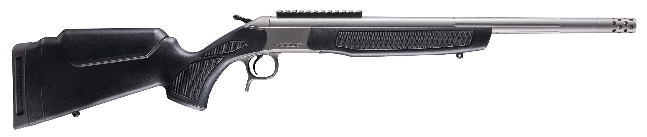 CVA Scout Takedown Single Shot Rifle CR4442S, 45-70 Gov, 22" Threaded, Adj Comb & LOP Black Stock, 1rd Rds