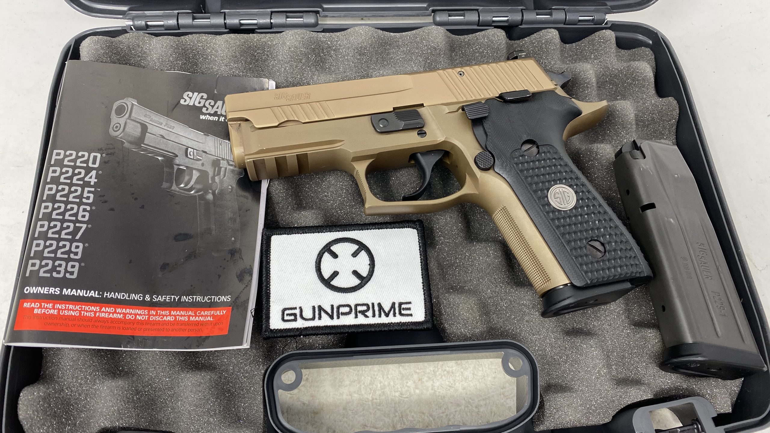 Used Sig Sauer P229 9mm Emperor Scorpion DA/SA Two 15 rd Mags