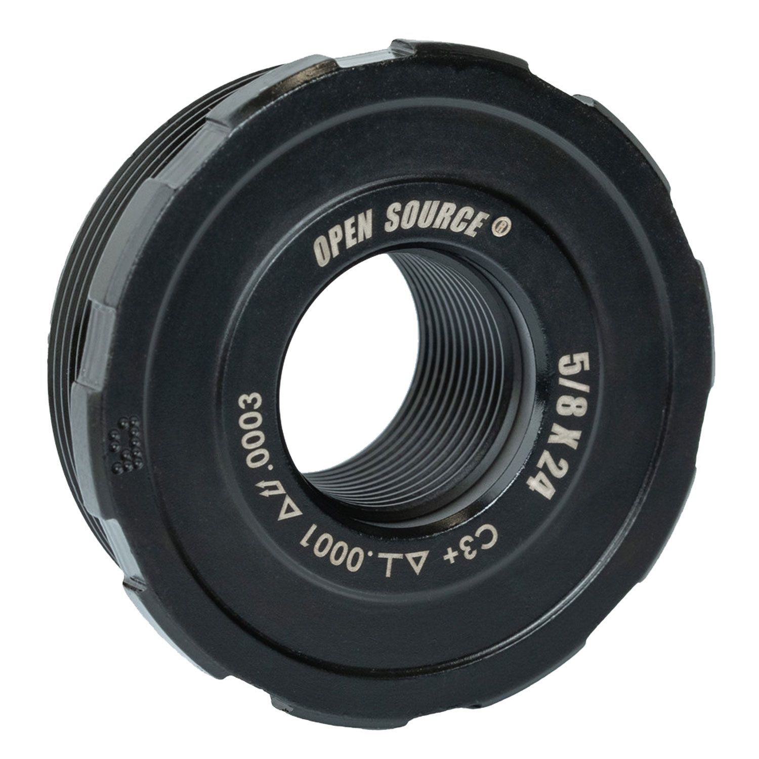 Precision Armament Direct Thread HUB Suppressor Mount 5/8x24, Black