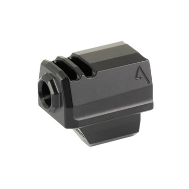 Agency Arms 419 Compensator for the Sig Sauer P320 - Dual Port, For Sig P320, Standard 1/2x28 Thread Pitch, Matte Black