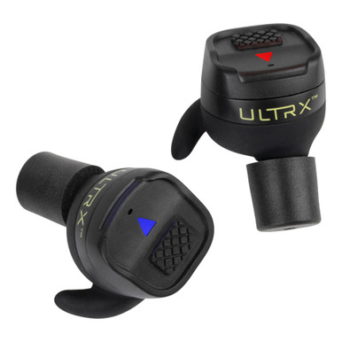 Allen Company ULTRX Bionic Fuse Ear Buds - NRR 24dB, Bluetooth 5.3, Rechargeable, Includes Charging Case, 2 Sizes of Foam and 2 Sizes of Silicone Inserts, Black