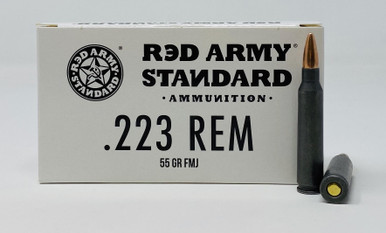 Century Red Army Standard 223 Rem Ammunition 55 Grain Full Metal Jacket CASE 1000 Rounds