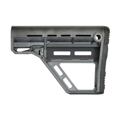 Amend2 Modular Stock For AR-15 MilSpec Buffer Tubes - M-LOK Compatible, Carbon Gray