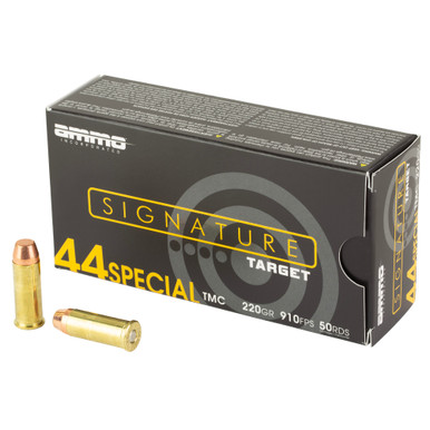 Ammo Inc Signature Target 44 Special 220 Grain Total Metal Coating Bullet - 50 Round Box